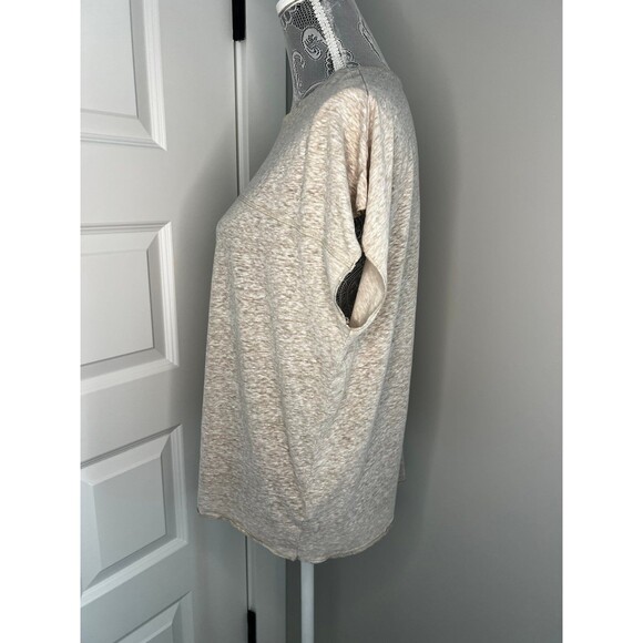 Victoria’s Secret Heathered Tan Shirt Top Womens Size Small S - Picture 10 of 10